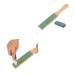 Coheali 2st string string knife sharpener made of leather abrasive paddle made of leather leather strap knife sharpening razor sharpener wet stone.