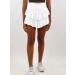 LAEMILIA Womens Floral Print Pleated Mini Skater Skirt with Drawstring - White M - Buy Online on GoSupps.com