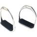 Namvo Safety Horse Stirrups Iron 1 Pair Wide Track Horse Riding Stirrup with Non-slip Rubber Pad Equestrian Supplies for Horse Riding - Buy Online on GoSupps.com