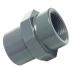 PVC-U fitting adapter threaded sleeve diameter 40mm adhesive sleeve to IG 1 1/4" internal thread ideal for 1 1/4" pond pumps on the koi pond