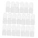 Housoutil 30pcs Nail Case Manicure Art Varnish Protector Manicure Nail Finger Nail Protector Nail Varnish Tip Nail Polish Varnish Tip Nail Protectors Skincare Tool Plastic Manicure Set White 4x2cm White