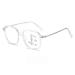 Fashion Multifocus Large Square Frame Reading Glasses Blue Light Blocking Readers Anti Glare Glasses for Unisex(Couleur:Clear Grandeur:2.0x)