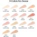 14 Colors Full Skin Concealer Foundation Cream Waterproof Make Up Liquid Concealer Cream For Corrector Scars Acne Spots Tattoo Under-eye Skin Cover-up (212) - Buy Online on GoSupps.com