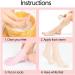 Tofern 2-Pairs Silicone Pedicure Socks for Women - Foot Spa Moisturizing Socks for Soft, Smooth Feet - Nude Color - Buy Online on GoSupps.com