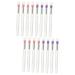 Healeved 16 Pcs Silicone Lip Brush Lip Gloss Brush Lip Scrubber Eye Shadow Makeup Lipstick Eyeshadow Brush Pp