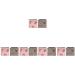 Lurrose exterior decoration 10 pcs Storage bags for women's binding Period Bargeld money exchange coin bag case for women's bandages for women's bandages cute polyester handbag Student as shown: 2 x 5 pieces 13x13cmx5pcs