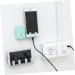 Buy Hemoblo 8-Piece Bedroom Shaving Organizer Bracket - Wall Hooks for Razors Smartphones & Chargers - Plastic Cell-Free Design - Perfect for Kitchen & Bathroom - Buy Online on GoSupps.com