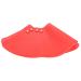 Hair Cutting Collar Waterproof Haircut Cape Hair Cutting Cape Neck Fitting Accessories Hair Shawl Neck Guard Wrap Magnet Clasp Design Hair Dye Silicone Pad Haircut Neck Apron(Red)
