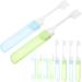 Portable Toothbrush Cleaning Brush - 40 Pcs Mini Travel Size | Healeved International Shipping - Buy Online on GoSupps.com