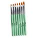 minkissy 1 Set Nail Art Gel Nail Applicator Nail Art Liner Nail Art Tools Nail Dotting Pen Nail Embellishments Manicure Nail Gel Nail Decoration Wooden Painted Accessories 13.8x1cm Green