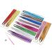 KJ BN 12 Colors Hair Tinsel Strands Synthetic Long Hairpiece for Girls Women Kids Party Long Hair
