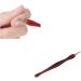 2pcs Pedicure Cuticle Trimmer Practical Nail Art Tools Remover Pusher Dead Skin Callus Removal Fork - Buy Online on GoSupps.com