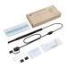 Ear Cleaning Endoscope 5.5mm HD 3 in 1 USB Visual Ear Cleaning Endoscope with 6 Adjustable LED Lights and Ear Wax Removal Tools for iOS IPad Android (Black)