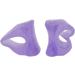 Silicone Toe Separators - 4 Pairs for Overlapping Toes - Purple Hallux Valgus Corrector & Bunion Straightener with Guaranteed Results - Buy Online on GoSupps.com