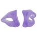 Silicone Toe Separator 4 Pairs - Overlapping Toes, Bunion, Hammer Toe Corrector - Purple - Buy Online on GoSupps.com