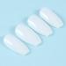 Handcess Shiny White Coffin Artificial Nails - Medium Ballerina Press-On Tips for Women & Girls | Full Coverage Pure Color - Buy Online on GoSupps.com