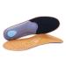 CSCDD Leather Orthotic Insole for Flat Feet Support Orthopedic Shoes Sole Insoles for Feet Suitable Men Women(45-46) 45-46 D