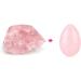 100% Pure Natural Rose Quartz Egg Set | Kegel Exercise Balls & Massage Balls | Black L Enhance Your Wellness & Intimacy - Buy Online on GoSupps.com