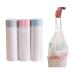 3 Rolls Bin Liners Bin Bags with Handle Drawstring Strong Trash Bags Unscented Garbage Bags for Indoor Color 3 roll
