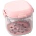 Shop Aligner Case: Hierarchical Hollow Out Brace Box with Mirror & Brush - Food Quality Orthodontic Protection for Braces - Transparent Prosthesis Case - Rose - Buy Online on GoSupps.com