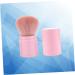 Powder Puff Makeup Foundation & Highlighters Brush - Retractable Loose Powder Blush & Liquid Highlighter - Travel Size Pink Makeup Accessories 8.3x3.3cm - Buy Online on GoSupps.com