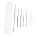 Hemoton 4 Sets Ear Pick Tool Cleaning Kit Oidos para Adultos Stainless Spatula Ear Pick Ear Wax Pick Ear Cleaning Spoon Ear Pick Kit Spiral Ear Wax Remover Earwax Removal Kit