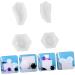 STOBOK 12 Pcs Pendant Mold Silicone Molds Keychain Pendant Epoxy Mold Jewel Silicone Mold Accessories Gem Whitex3pcs 5.5X3CMx3pcs - Buy Online on GoSupps.com