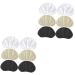 FOMIYES 6 Pairs Sneaker Heel Stickers Outdoor Floor Mat Women Self-Adhesive Heel Pads Heel Grips Pads Heel Cushion Shoe Heel Inserts Foot Pads Suede Miss Upholstered Replaceable