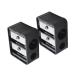 Premium Double Hole Cosmetic Pencil Sharpener - Ideal for Eyeliner Eyebrow and Lip Liner Pencils | Perfect for Home School & Office - Buy Online on GoSupps.com