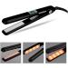 Upgrade Infrared Hair Straightener | Professional Cold Flat Iron for Damaged Hair Care & Treatment | LCD Display 360 Swivel Cord Auto Off Dual Voltage - Black - Buy Online on GoSupps.com