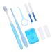 Portable Oral Care Kit for Braces: Interdental Brush Dental Wax Floss & Toothbrush - Travel-Friendly Dental Hygiene Solutions - Buy Online on GoSupps.com