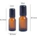 XD Essential Oils Roll-On Glass Bottles - 15ml Etheric Oil Liquid Containers for E-commerce | Shop Internationally - Buy Online on GoSupps.com