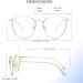 Firmoo Blue Light Blocking Glasses | Anti Glare Computer Gaming Eyewear | Unisex Transparent Non-Prescription Glasses | 1.75x Magnification - Buy Online on GoSupps.com