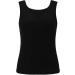 biJerou Women's Solid Color V-Neck Slim Sleeveless Vest - Summer Casual Top in Black | Fashionable Ladies Long Sleeve Loose Fit - Buy Online on GoSupps.com
