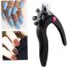 Acrylic Nail Clipper Nail Art Scissors U-Shaped Nail Scissors Nail Edge Trimmers False Nail Tip Scissors Black - Buy Online on GoSupps.com