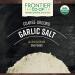 Organic Garlic Salt 16 oz - Frontier Natural Products | Flavorful & All-Natural Seasoning - Buy Online on GoSupps.com