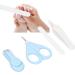 Kids Nail Set Stainless Steel Round Tweezers Prevent Accidental Injury Safe Feeding Kids Nail File Bedroom Storage Box - Buy Online on GoSupps.com