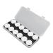 Nail Art Palette Professional ABS 24 Grid Color Mixing Box Tray Nail Artist Novice White