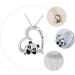 CALLARON 1pc Heart Panda Necklace Necklaces Unique Necklace Neck Chain Pendant Woman Alloy Decorate - Buy Online on GoSupps.com