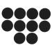 10pcs Nail Polish Palette Serving Tray Silicone Makeup Palette Nail Art Tools Paint Pallets Makeup Pallete Paint Tools Manicure Color Pallet Drawing Board Mix Black 9.5X9.5X0.1CM