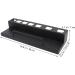 Baluue Curling Iron Rack Hair Curler Wall Holder Hairdryer Holder Station Kickstand Stainless Steel Black - Buy Online on GoSupps.com