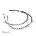 PiniceCore Gothic Metal Headband - Lace & Rivet Hairband for Parties | Cool Punk Style Accessories - Buy Online on GoSupps.com