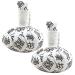 Beavorty 2 pieces Thai massage balls spa herbs massage compress ball warm hot therapies Warming bags chinese herbs health bags for body relaxing aroma