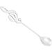 Stirring Spoon Stainless Steel Dessert Spoon Musical Note Coffee Drinking Stirring Spoons 15.5 * 2.5cm(Silver) - Buy Online on GoSupps.com