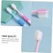 Frcolor 4-Piece Child Toothbrush Set - Safe & Portable Oral Care for Kids | Soft & Gentle Cleaning for Adults - Pink - Buy Online on GoSupps.com