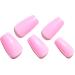 GLAMERMAID Short Coffin Press On Nails - Summer Light Pink 24Pcs Glossy Medium Square Reusable Gel Nails | Acrylic False Nails Manicure Kits for Women & Girls - Buy Online on GoSupps.com