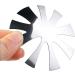 Easy French Smile Cut Line Edge Nail Cutter Acrylic Easy French Smile Cut V Line Tips Manicure Edge Trimmer Almond Shape Pro 9 Size Nail Art Template Tool 1pcs - Buy Online on GoSupps.com