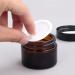 Kingyh 6-Pack 5ml Amber Glass Bottles - Perfect for Cosmetics Creams Lotions Essential Oils & Powders | Empty Containers with Lids - Buy Online on GoSupps.com