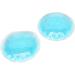  OVAQUIXI Comfortable cooling gel cushion to reduce eye fatigue puffiness and dark circles for men and women round blue ice gel eye pillow for travel and home use - Buy Online on GoSupps.com