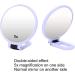 Portable Travel Mirror - 5X Magnifying Folding Cosmetic Mirror - Desktop Makeup Mirror - Small Size and Delicate (Purple) - Buy Online on GoSupps.com
